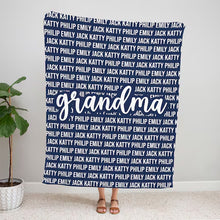 Load image into Gallery viewer, Custom Blankets Family Name Personalized Name Blankets