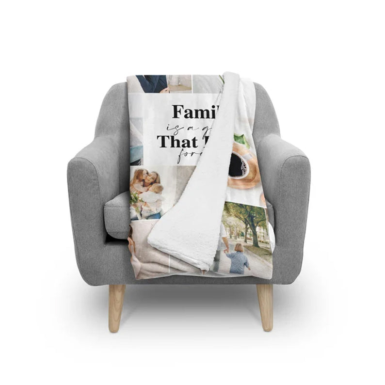 Custom Photo Blanket Personalized Photo Collage Blanket