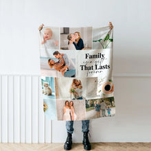 Load image into Gallery viewer, Custom Photo Blanket Personalized Photo Collage Blanket