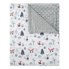 Load image into Gallery viewer, Fox Tree Dual-layer Fabric Fleece Baby Blanket