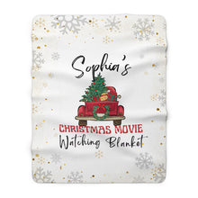 Load image into Gallery viewer, Christmas Sherpa Blanket Personalised Name Baby Gifts Custom Blankets