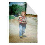 Custom Blankets for Kids Personalized Minky Photo Blanket Gifts