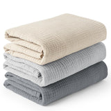 Swaddle Baby Blanket Gray Muslin Blanket