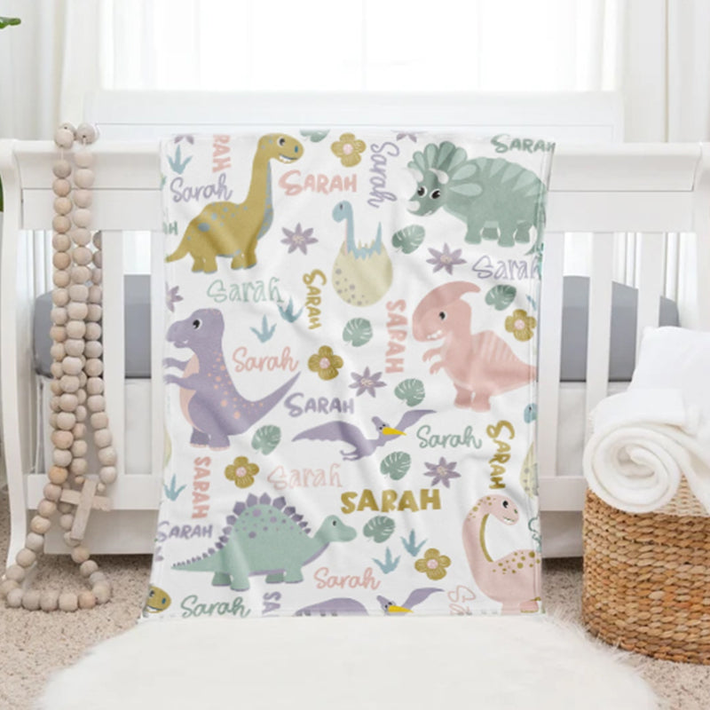 personalised_dinosaur_blanket