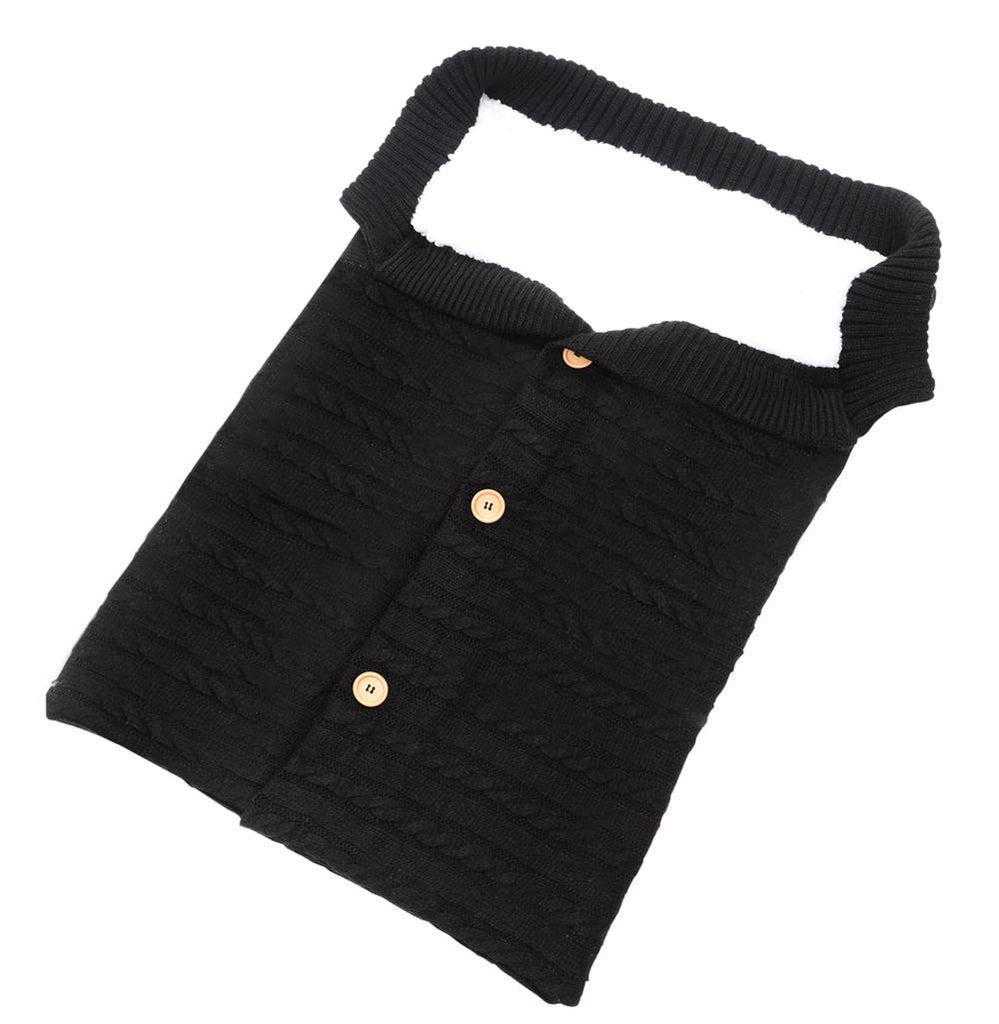 weighted baby sleepsack Black