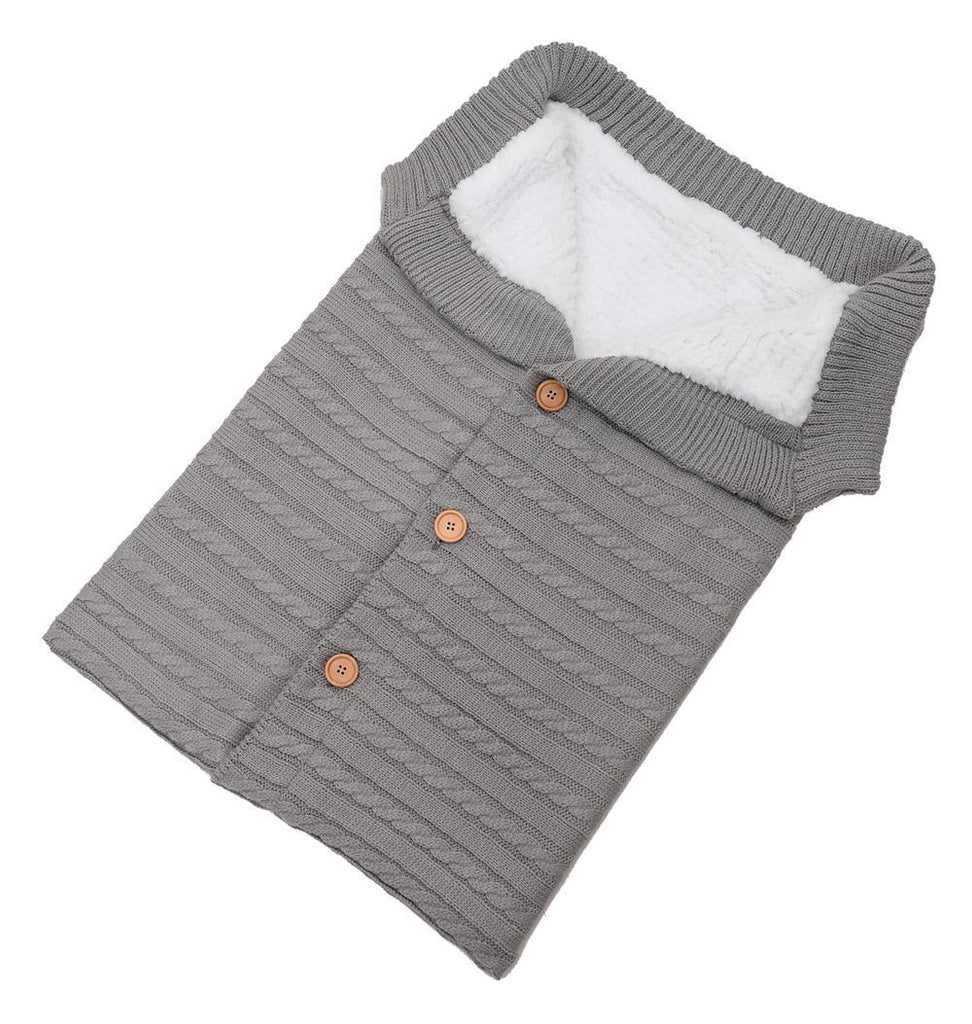 weighted baby sleepsack Light grey