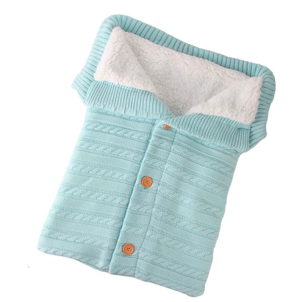 weighted baby sleepsack light green